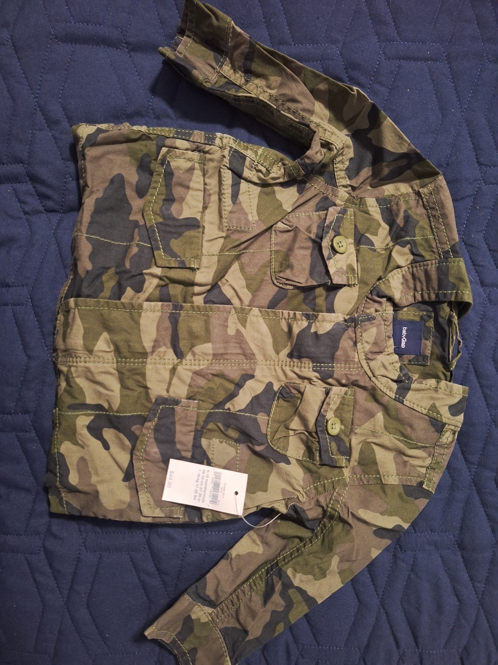 GAP Baby Camo Jacket - Green and Olive